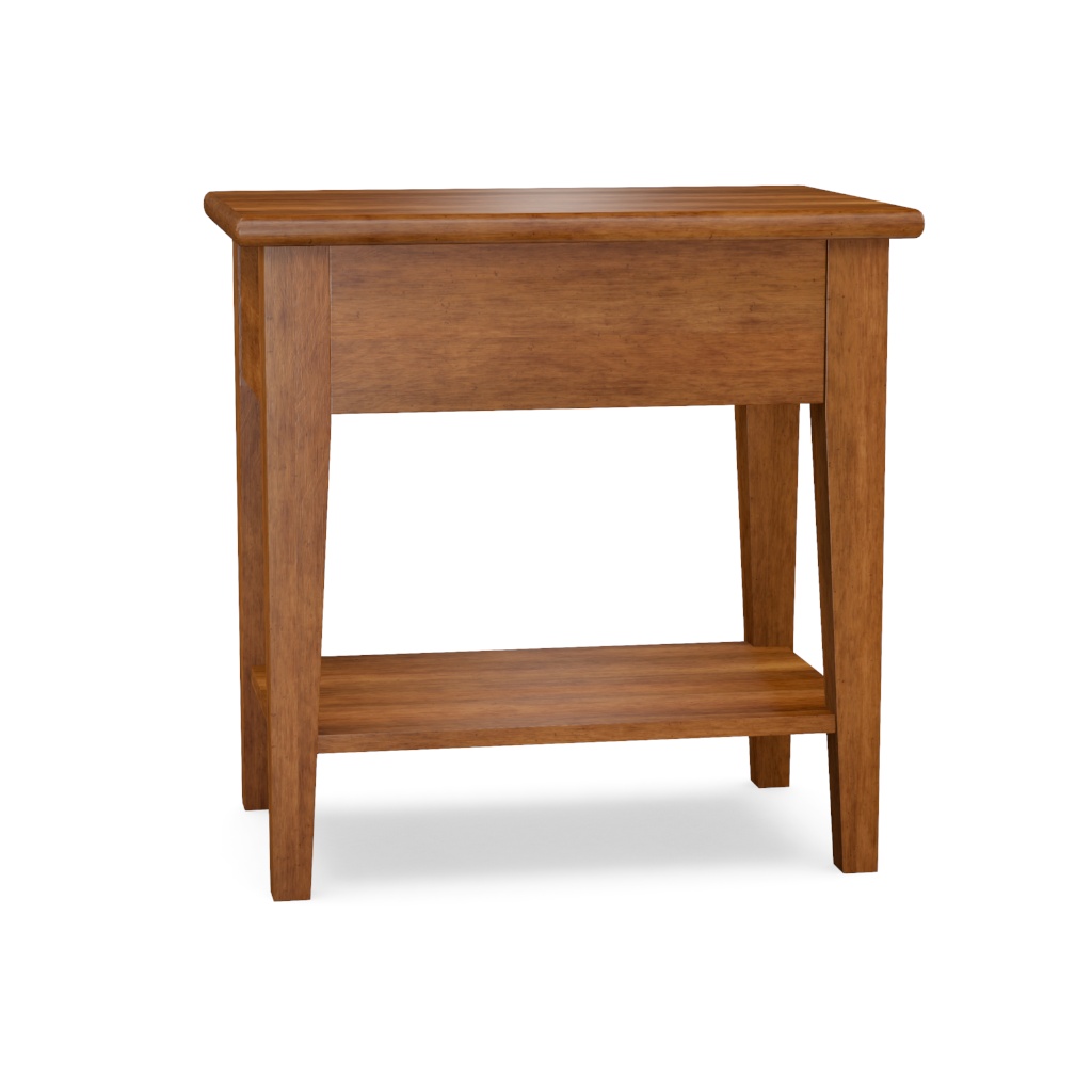 サイドテーブル・ナイトテーブル・ローテーブル teak fin side table  by alain van havre 20 x 24