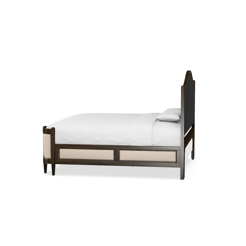 maruyama_interior様cuwht Cooper Fabric Shelter Bed Queen