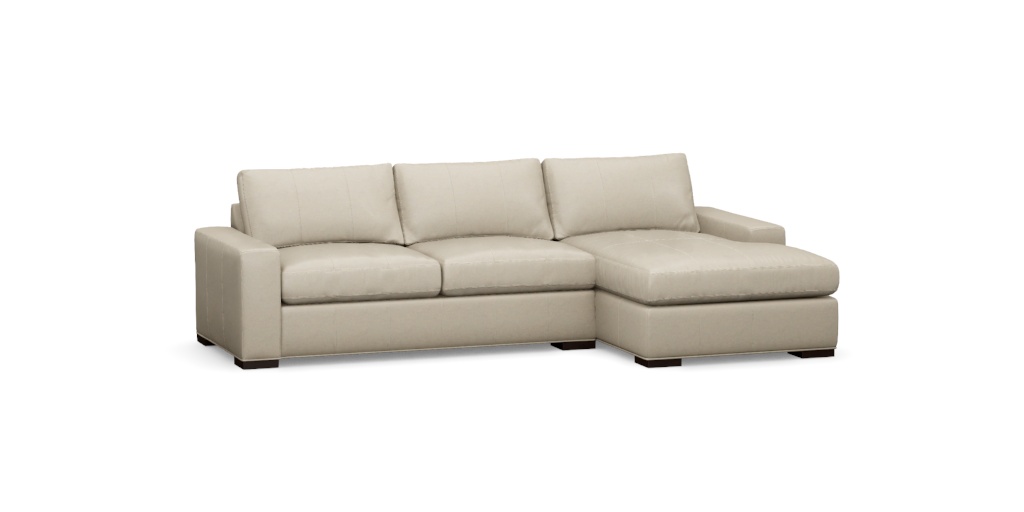 Conway Two-Piece Leather Sectional | Ethan Allen