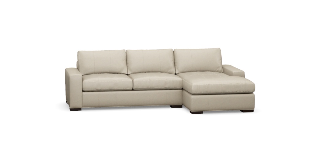 Conway Two-Piece Leather Sectional | Ethan Allen