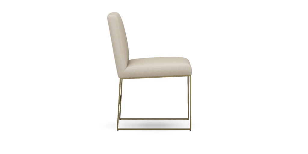 Jewel Leather Dining Chair, Metal Base | Ethan Allen Dining