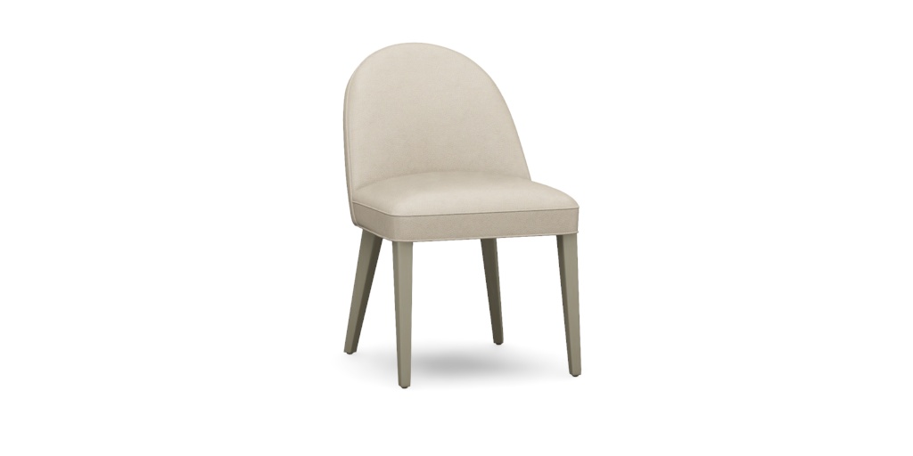 Vera Leather Midcentury-Modern Dining Side Chair | Ethan Allen