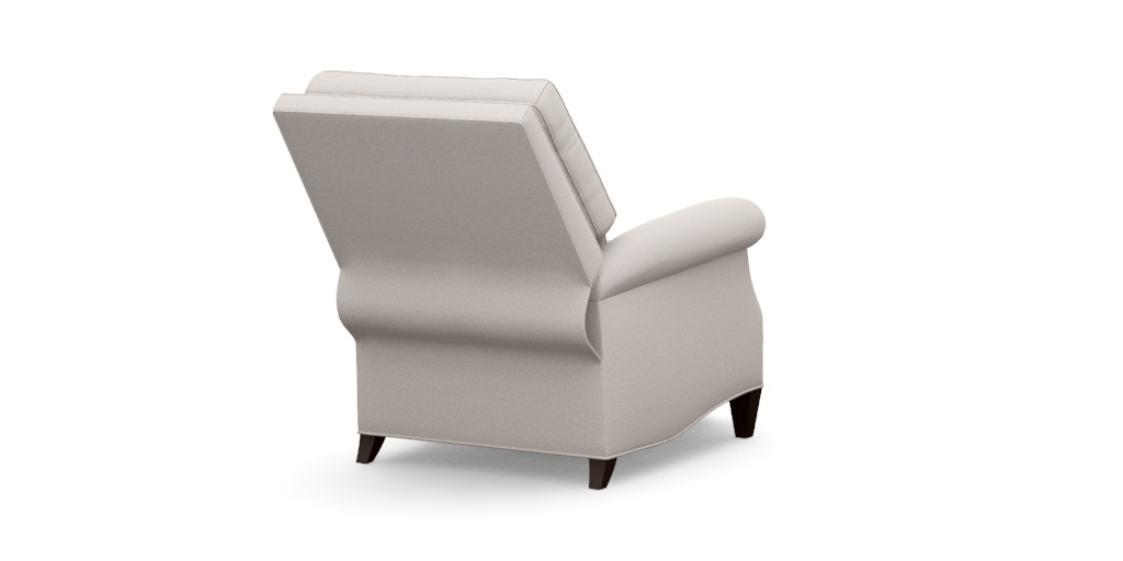 Colburn Recliner: Roll Arms, High Back | Ethan Allen