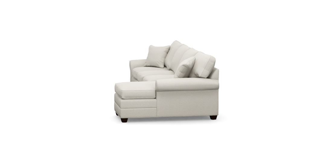 Bennett Roll-Arm Two-Piece Sectional with Chaise | Ethan Allen