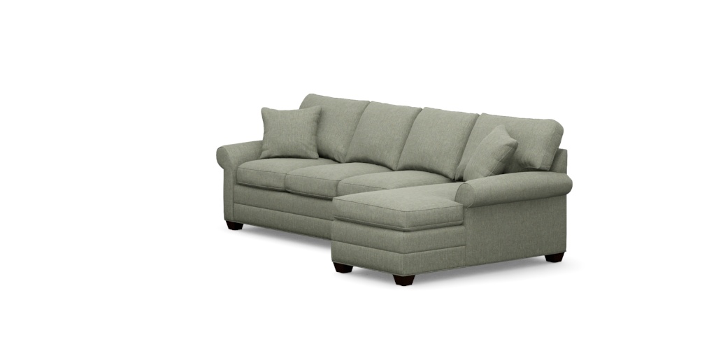 Bennett Roll-Arm Two-Piece Sectional with Chaise | Ethan Allen Canada