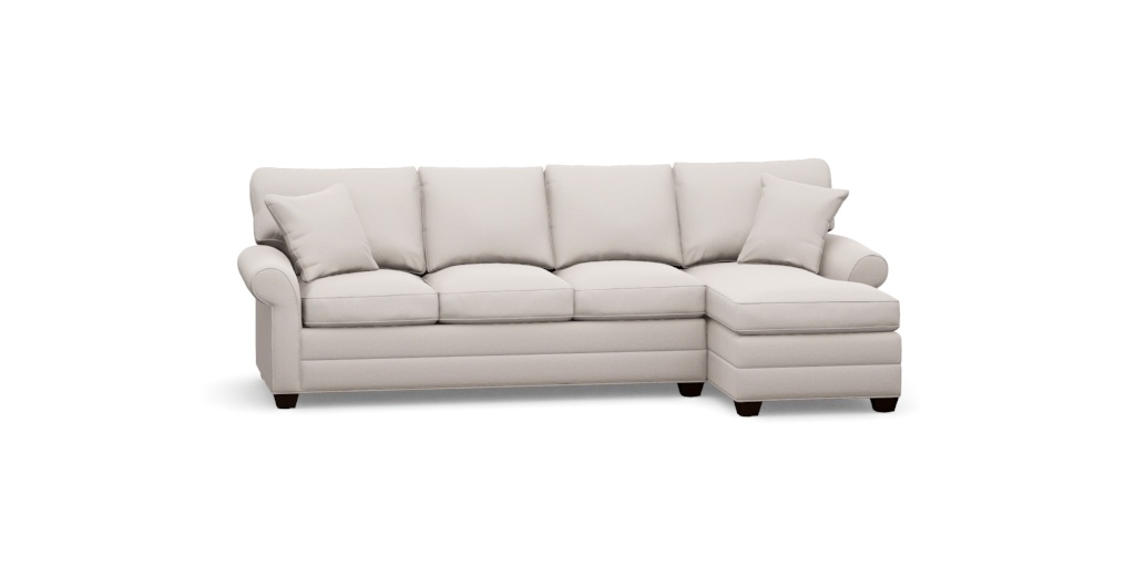 Bennett Roll-Arm Two-Piece Sectional with Chaise | Ethan Allen