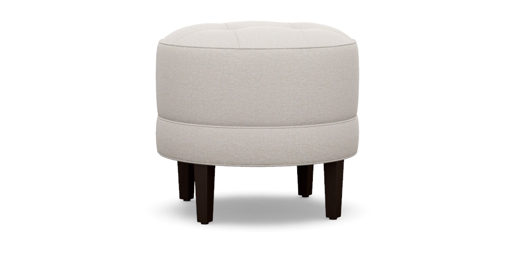 Nassau Round Ottoman | Ethan Allen
