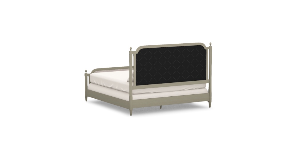 Allesandra Upholstered-Panel Bed | Antique-Style Bed | Ethan