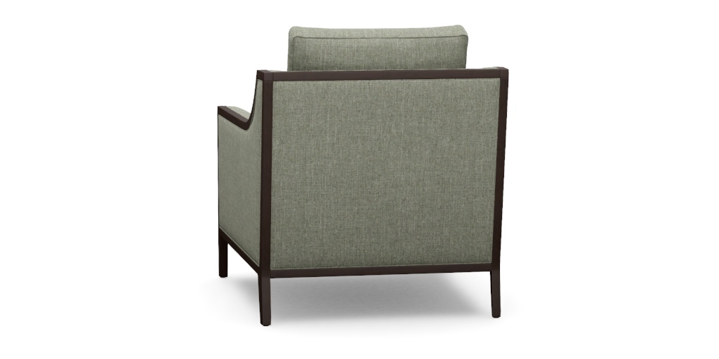 Halton Fabric Occasional Chair—Exposed Wood Frame | Ethan Allen
