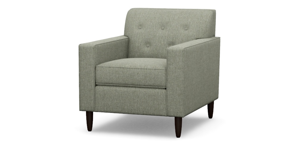 Marcus Upholstered Midcentury-Modern Armchair | Ethan Allen