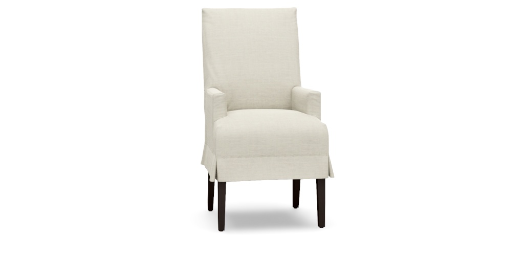 Thomas Slipcovered Armchair | Arm & Host Chairs | Ethan Allen