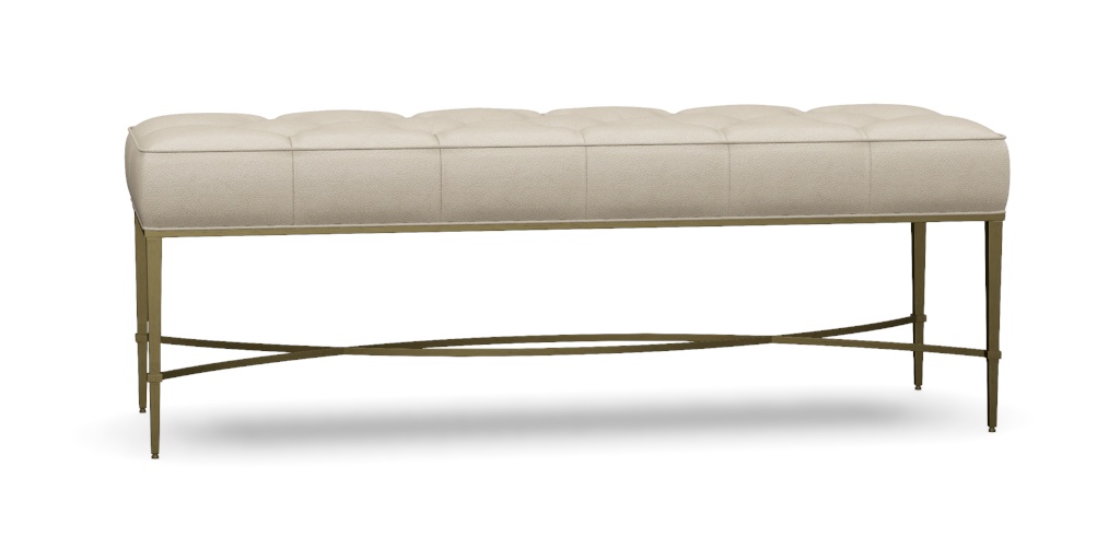 Sidney Leather Bench | Ottomans & Benches | Ethan Allen