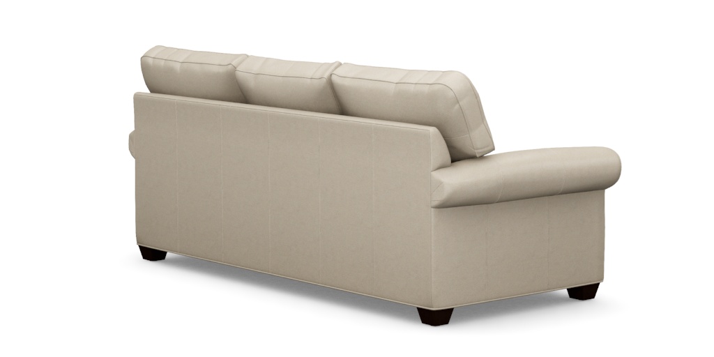 Bennett Roll-Arm Leather Three-Seat Sofa | Ethan Allen
