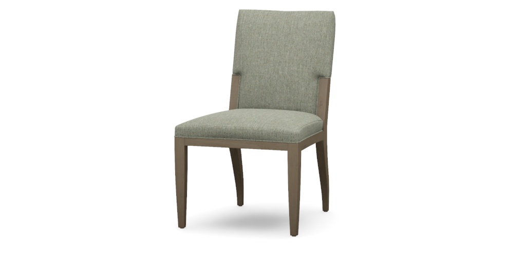 Winslet Exposed Wood Dining Side Chair, Fabric | Ethan Allen