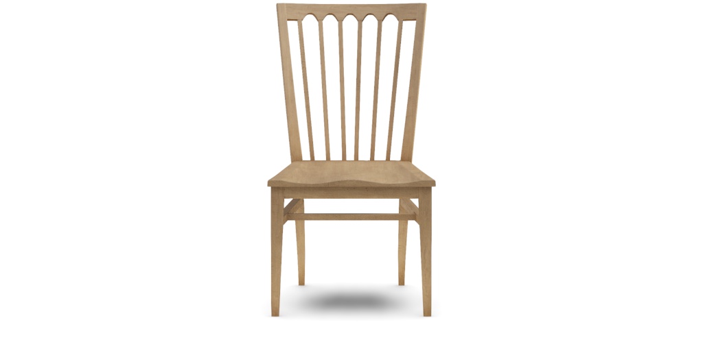 ETHAN ALLENダイニングチェア Benham Dining Side Chair with Wood Seat | Ethan Allen