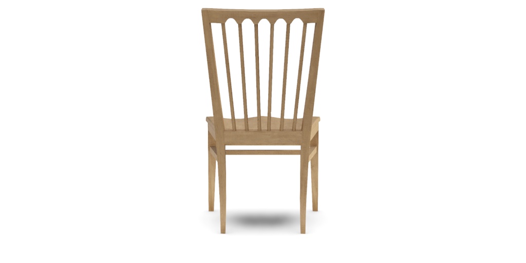 Benham Dining Side Chair with Wood Seat | Ethan Allen