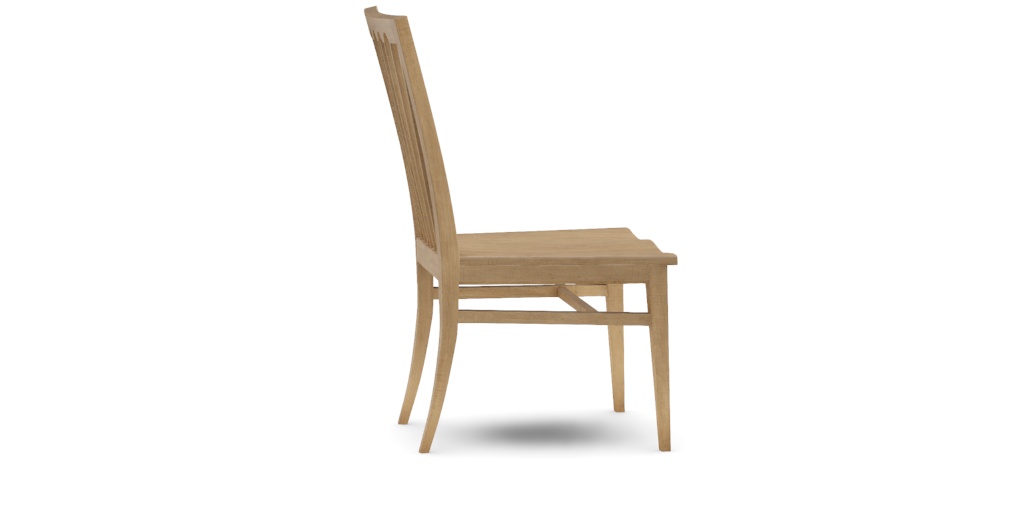 Benham Dining Side Chair with Wood Seat | Ethan Allen