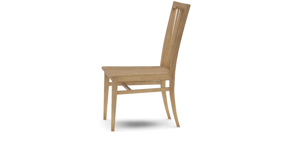 Benham Dining Side Chair with Wood Seat | Ethan Allen