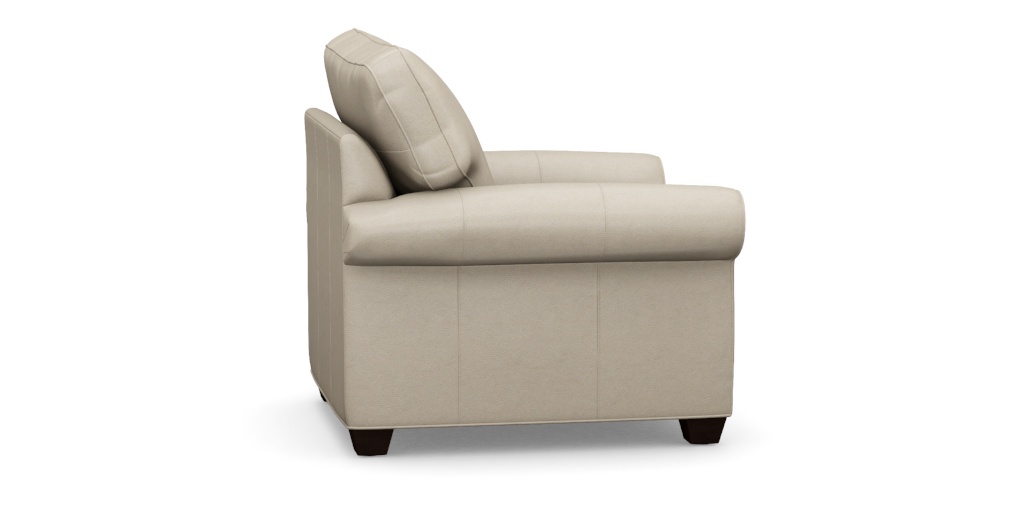 Bennett Roll-Arm Leather Chair | The Bennett Collection | Ethan Allen