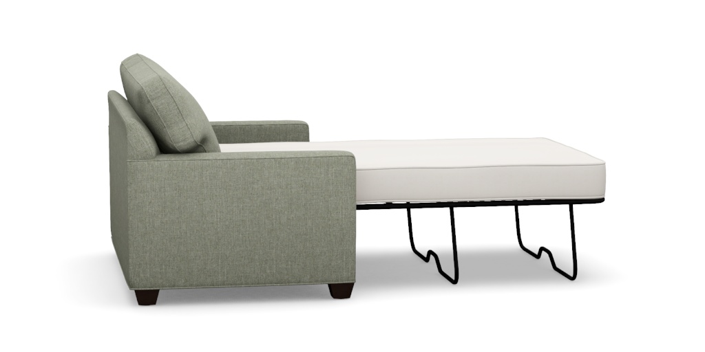 Bennett Track-Arm Chair-and-a-Half Twin Sleeper | Ethan Allen