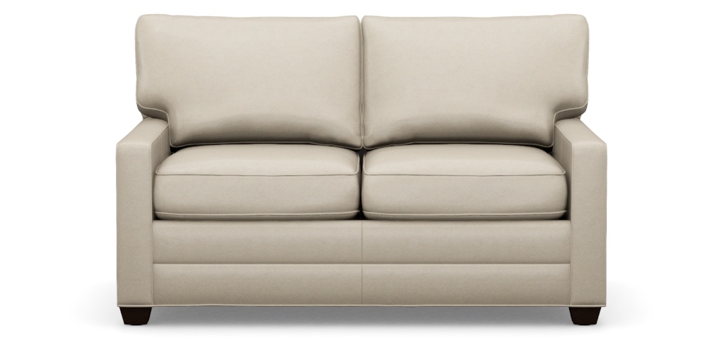 Bennett Track-Arm Leather Two-Seat Sofa | Small Sofa | Ethan Allen