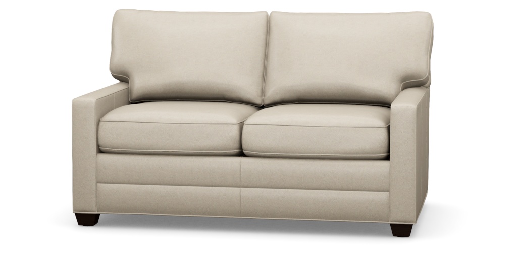 Bennett Track-Arm Leather Two-Seat Sofa | Small Sofa | Ethan Allen