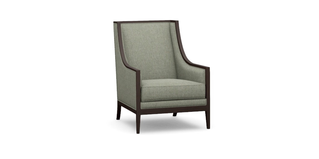 Caden High-Back Wing Chairs | Fabric Wingback Chair | Ethan Allen