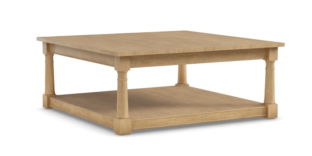 Connall Square Wood Coffee Table | Ethan Allen