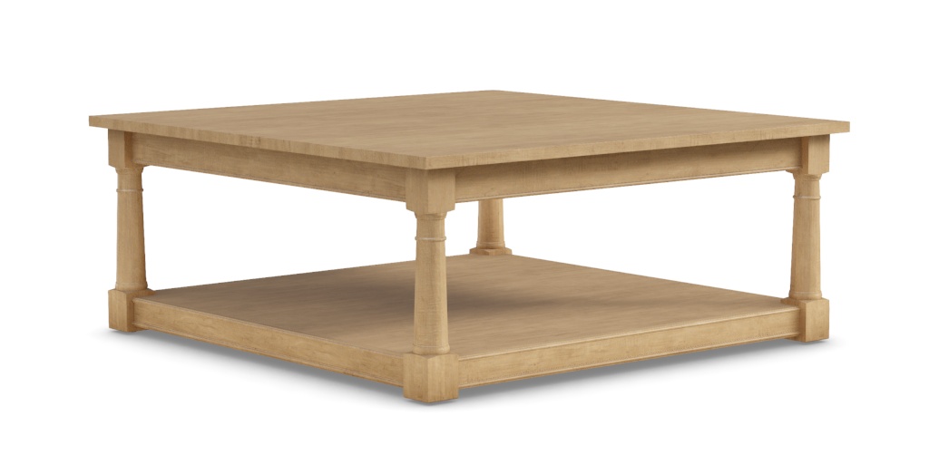 Connall Square Wood Coffee Table | Ethan Allen