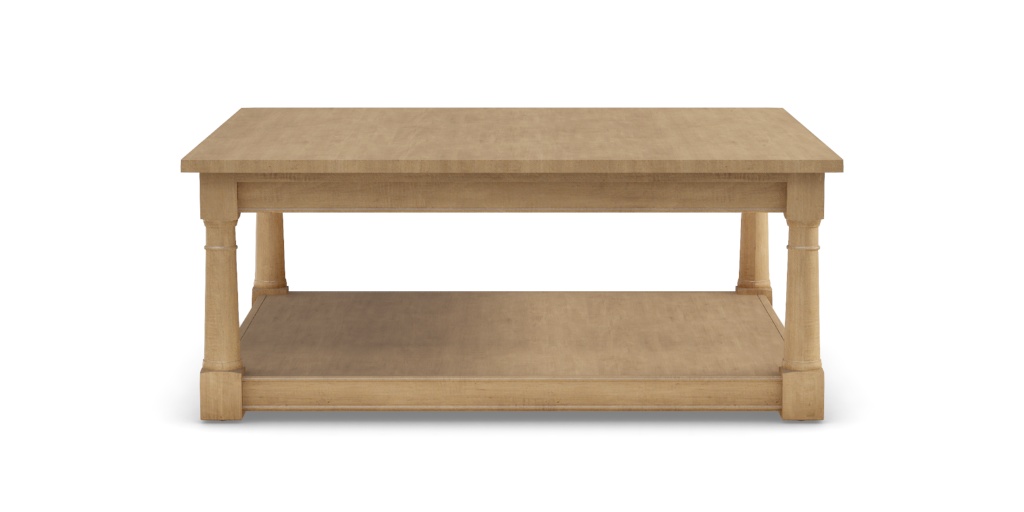 Connall Square Wood Coffee Table | Ethan Allen