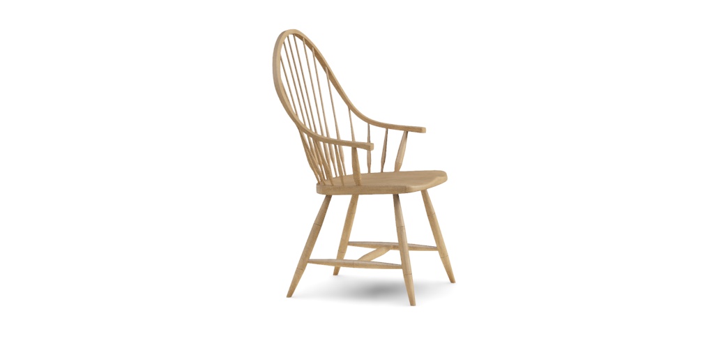 Gilbert Windsor Dining Armchair | Black Windsor Chair | Ethan Allen