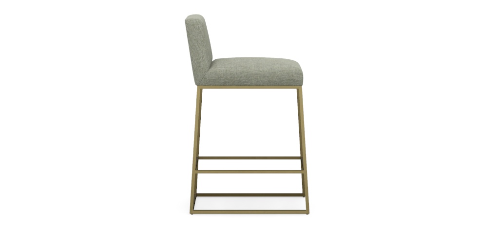 Jewel Metal Base Counter Stool with Low Back | Ethan Allen