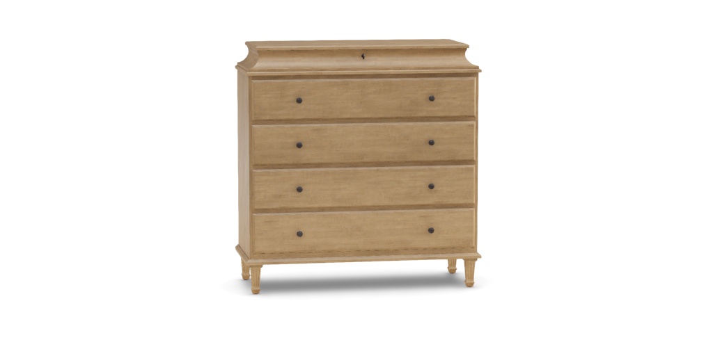 Leora Tall Chest with 4 Drawers | Ethan Allen