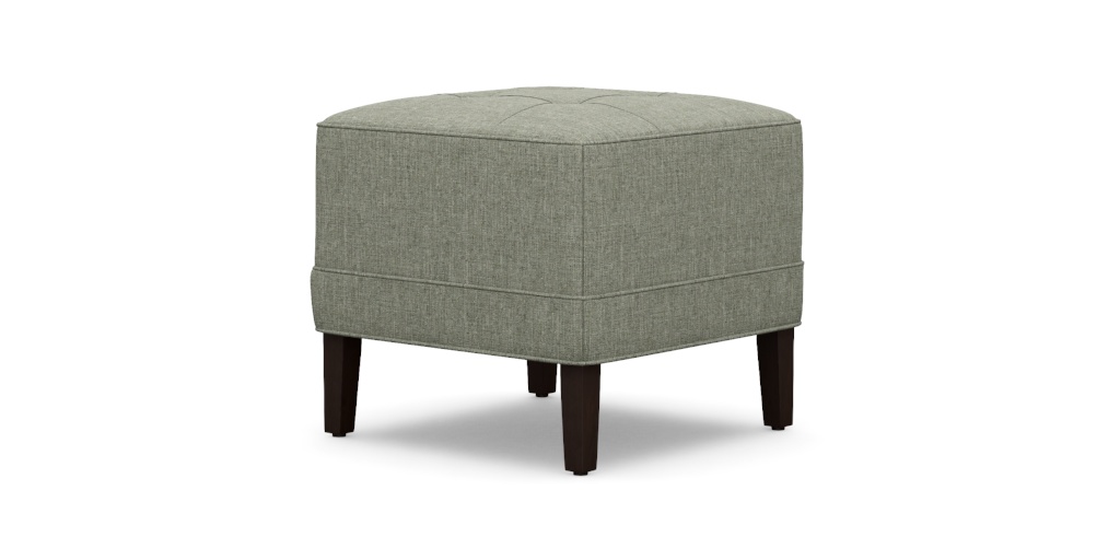 Nassau Square Ottoman | Ethan Allen