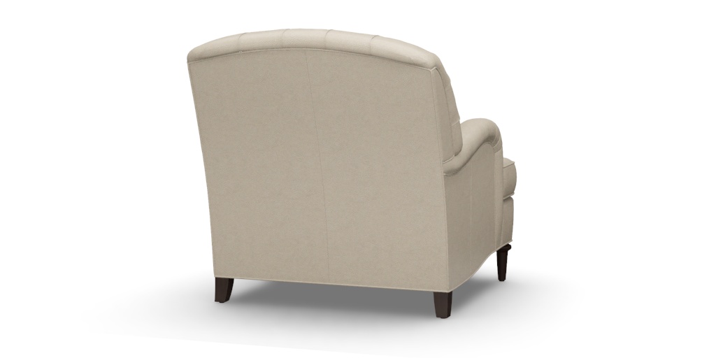 Reede Tall Leather Club Chair | Tufted Leather Chair | Ethan Allen