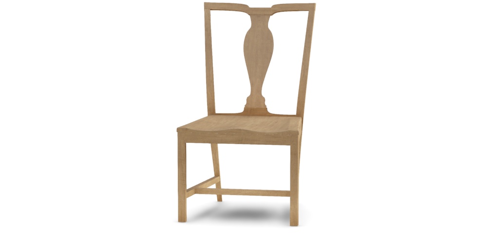 Maddox Dining Side Chair: Splat Back, Wood Seat | Ethan Allen