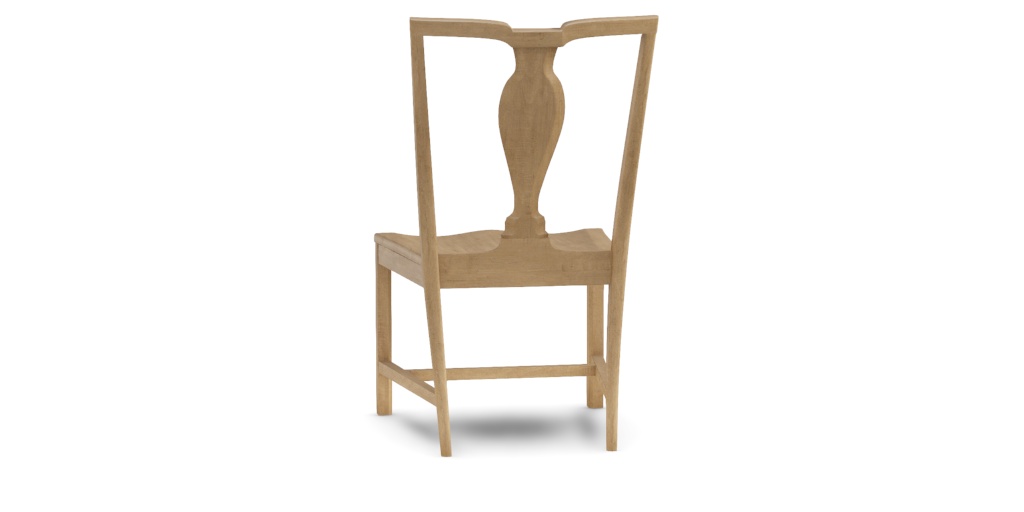 Maddox Dining Side Chair: Splat Back, Wood Seat | Ethan Allen