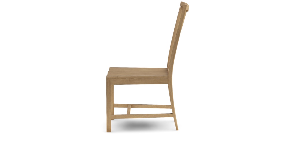 Maddox Dining Side Chair: Splat Back, Wood Seat | Ethan Allen