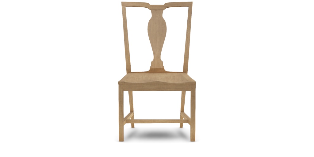 Maddox Dining Side Chair: Splat Back, Wood Seat | Ethan Allen
