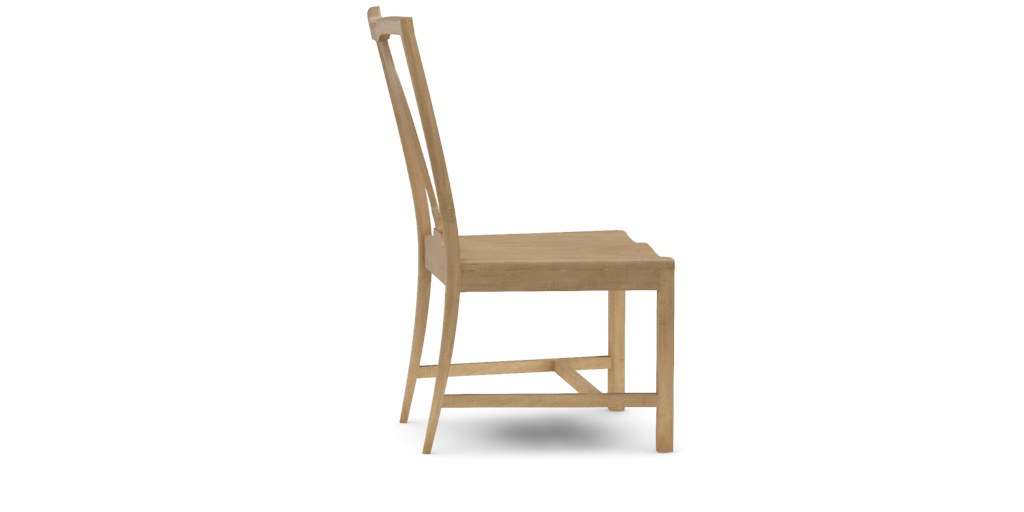 Maddox Dining Side Chair: Splat Back, Wood Seat | Ethan Allen