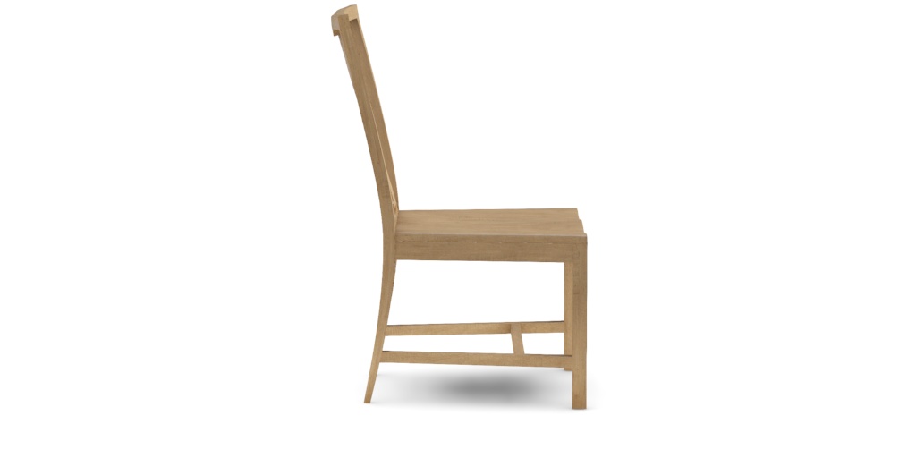 Maddox Dining Side Chair: Splat Back, Wood Seat | Ethan Allen