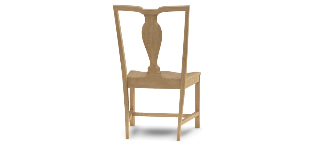 Maddox Dining Side Chair: Splat Back, Wood Seat | Ethan Allen