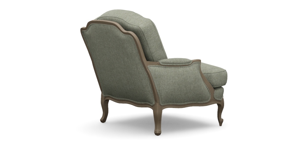 r142 Ethan Allen フランス帝国様式の黒漆ゴールド アームチェア Ethan