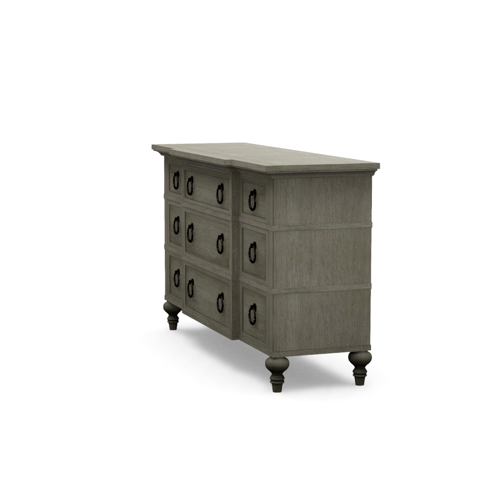 Barrett triple dresser – View at 100°