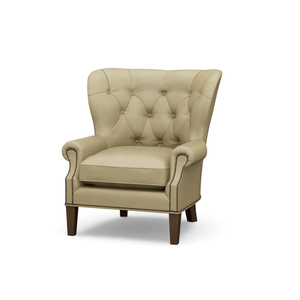Atwater Leather Chair – View at 50°