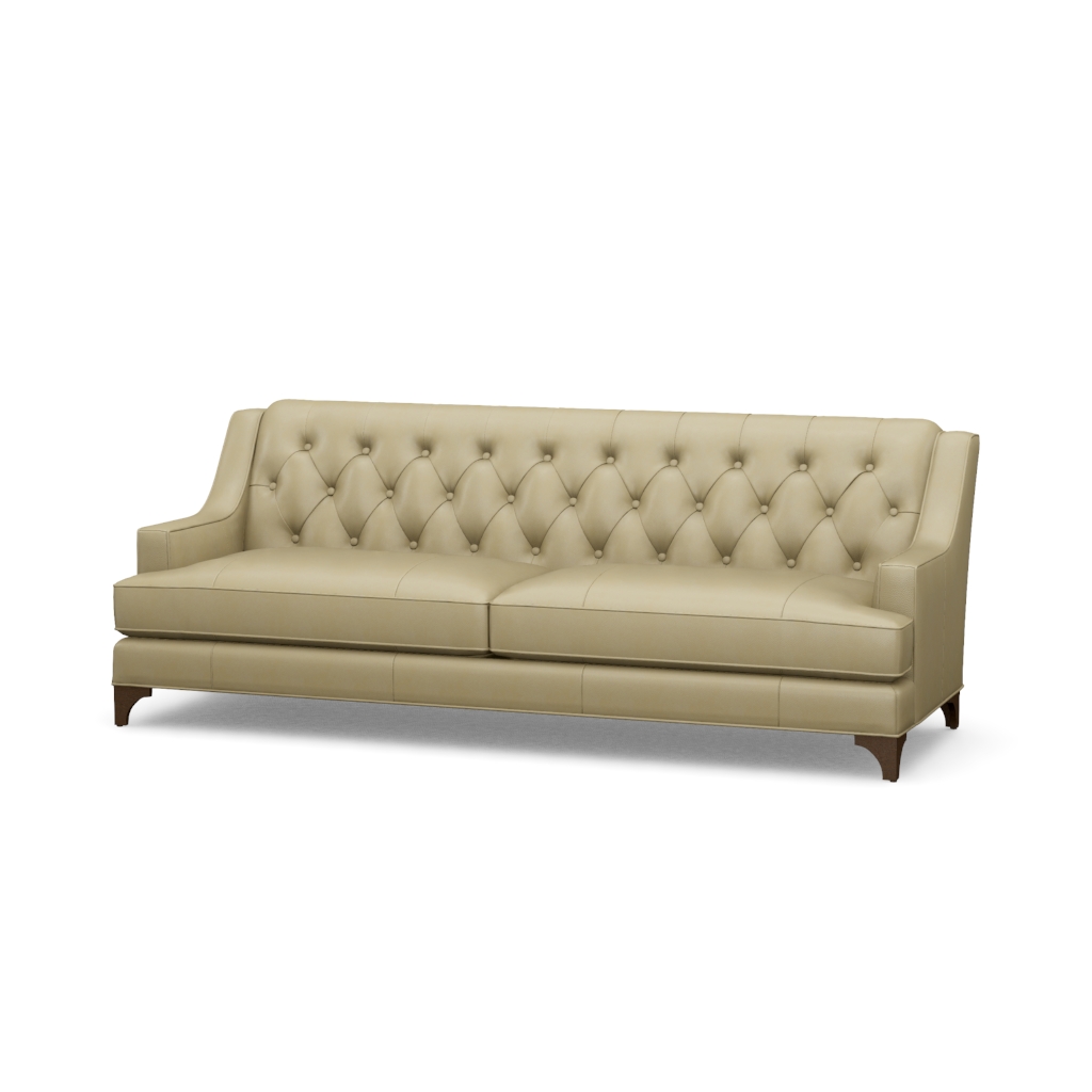 Sonoma Leather Sofa – View at 50°