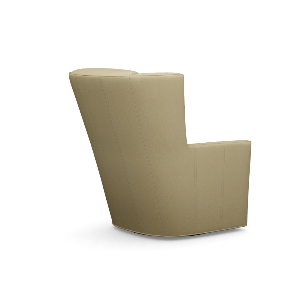 Finley Leather Swivel Chair – View at 260°