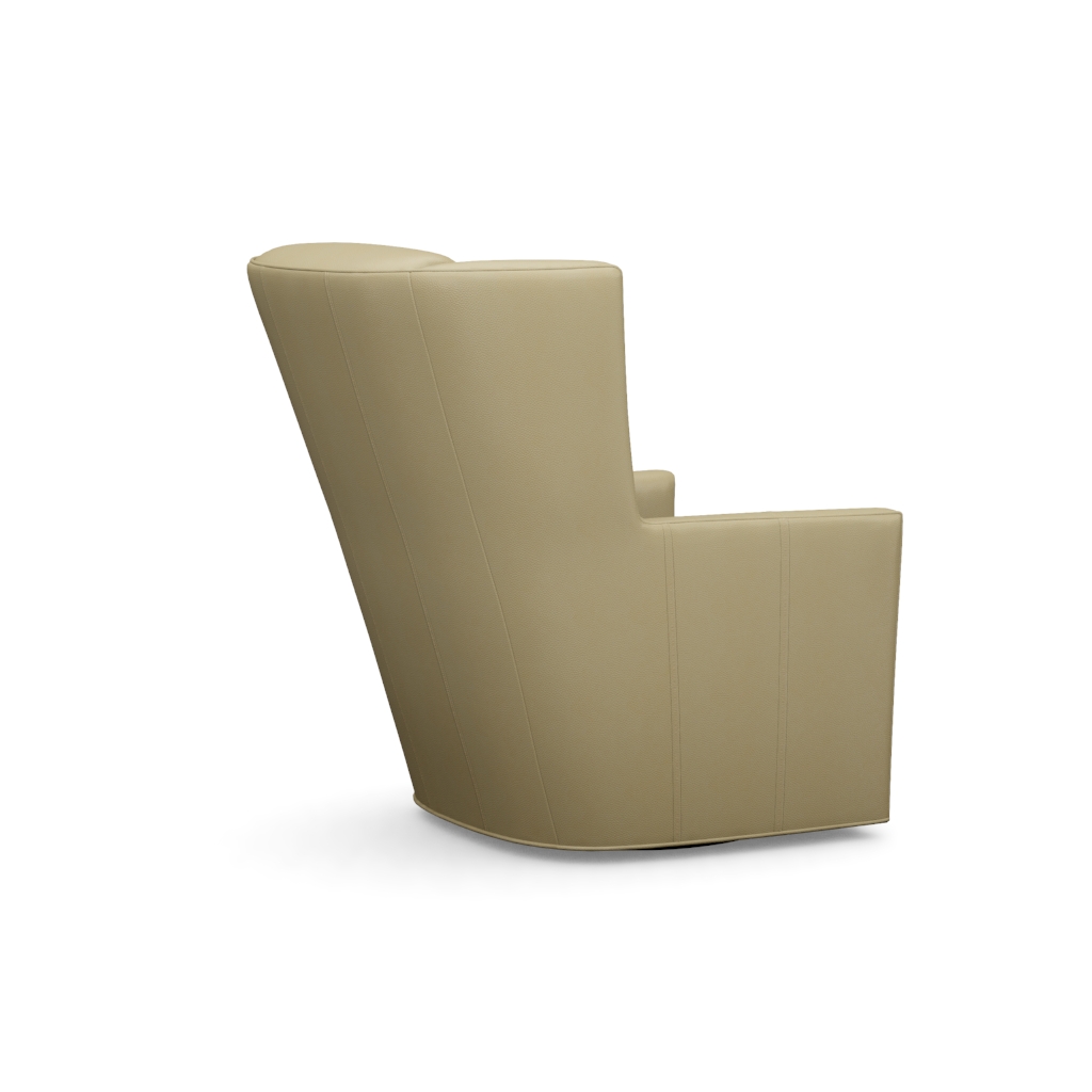 Finley Leather Swivel Chair – View at 270°