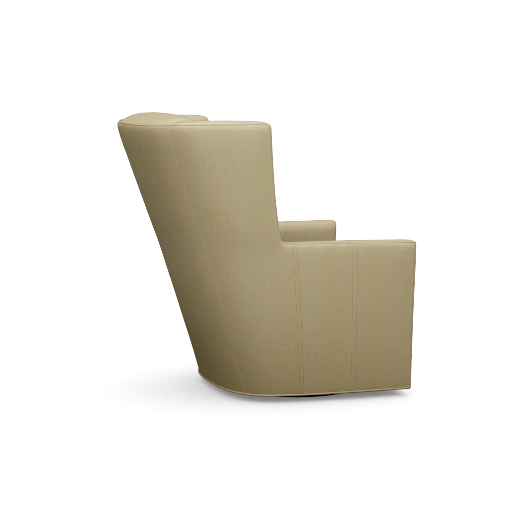 Finley Leather Swivel Chair – View at 280°