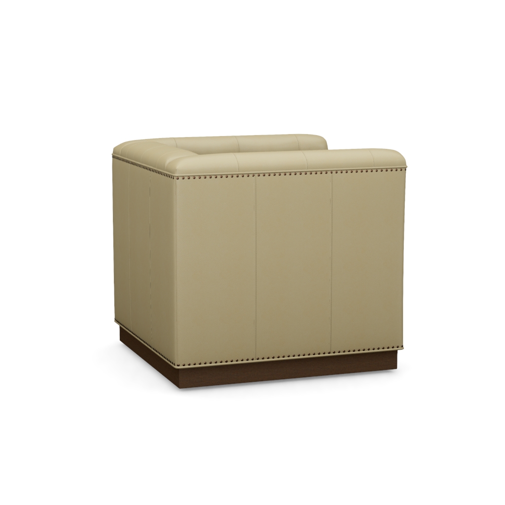 Fremont Leather Swivel Chair – View at 280°